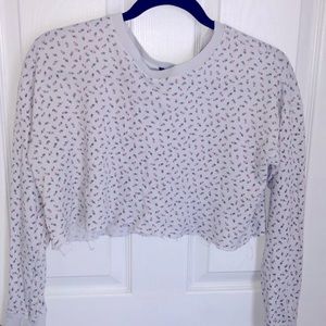 forever 21 cropped crew neck